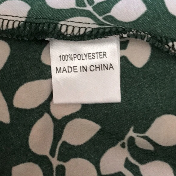 NWT Hello Molly Green and Tan Leaf Printed Strap Maxi Dress Size 4 - Picture 16 of 16